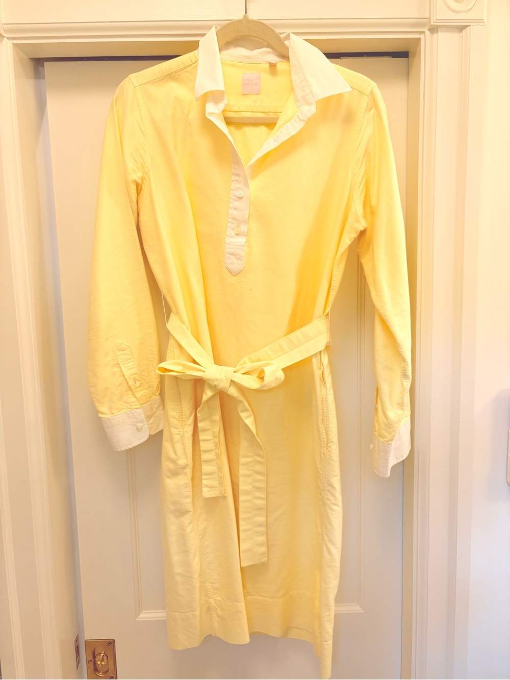 ANN MASHBURN Yellow Midi Dress